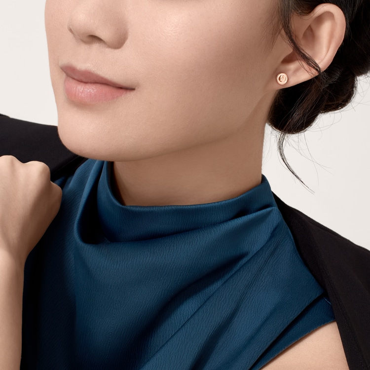 Cartier mini hoop top earrings