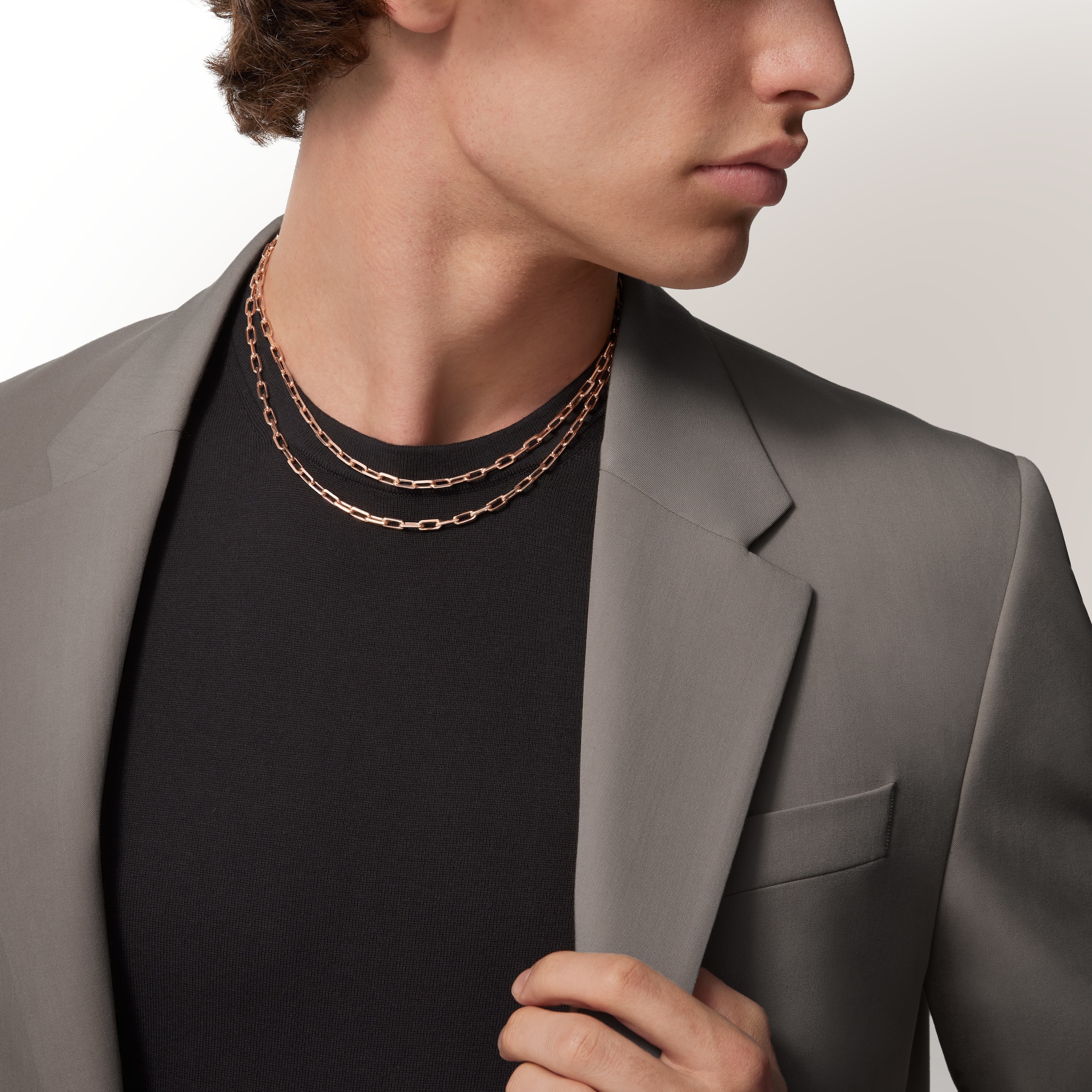 Santos de Cartier long necklace, chain, small model, image 3