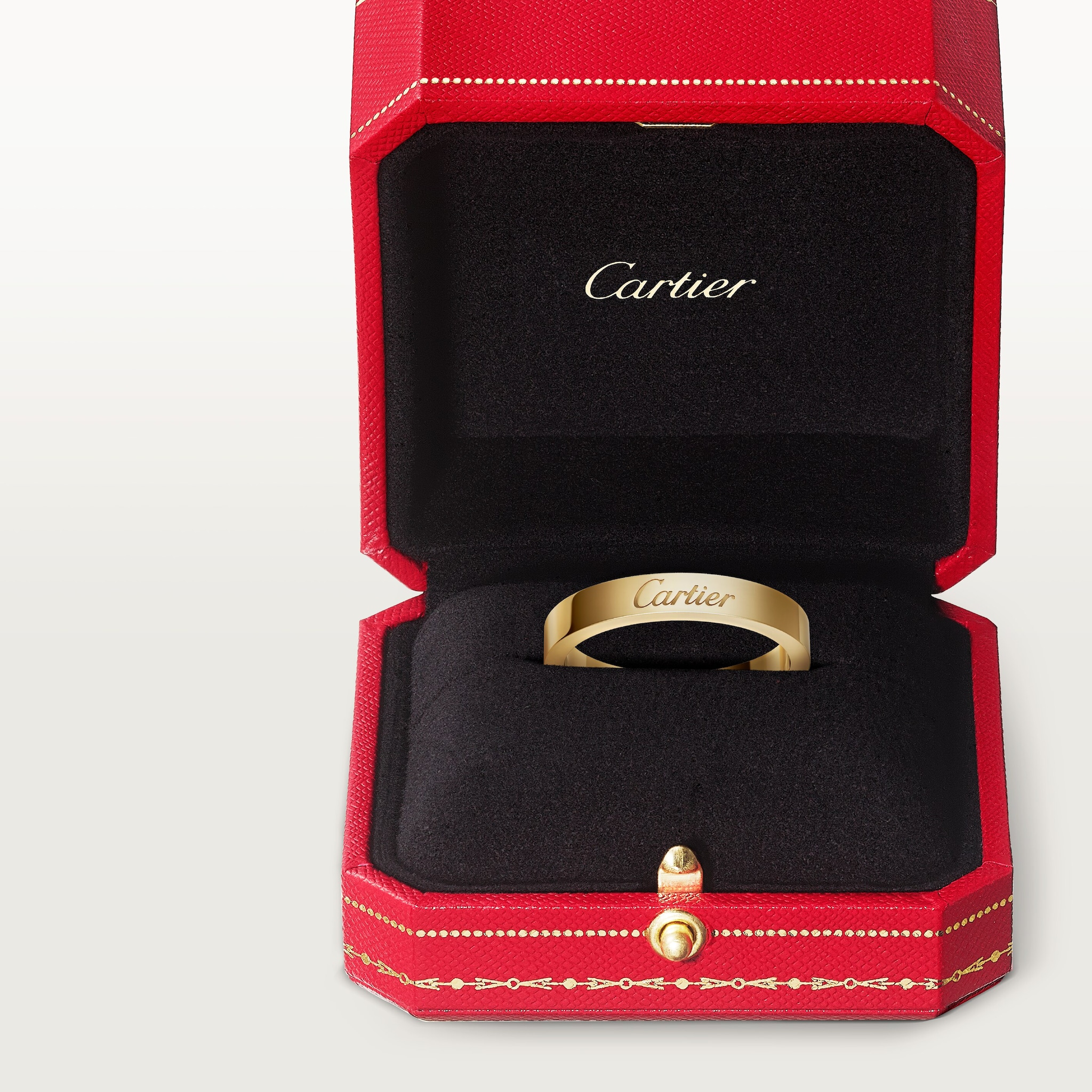 C de Cartier wedding band, 3 mm width, image 6