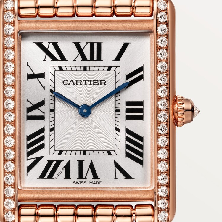 Cartier tank louis rose gold diamond Clearance