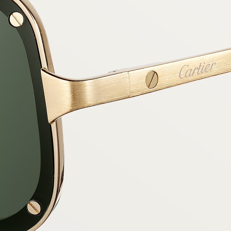 Sunglasses cartier gold hotsell