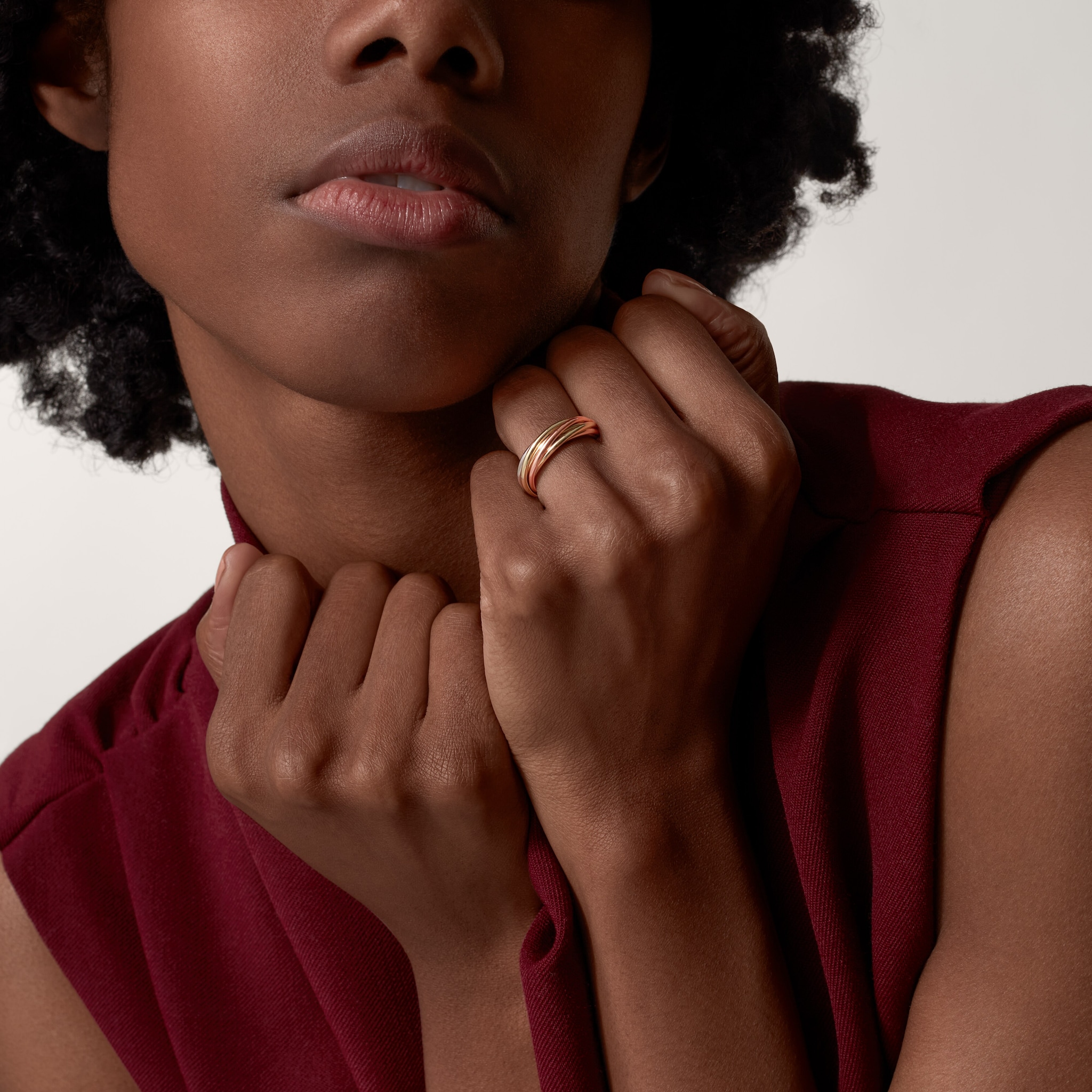 Trinity ring, seven rows 