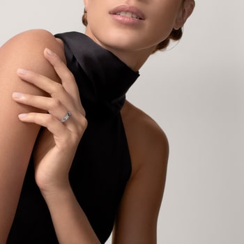 #LOVE# ring, small model, paved #LOVE# ring, small model, paved