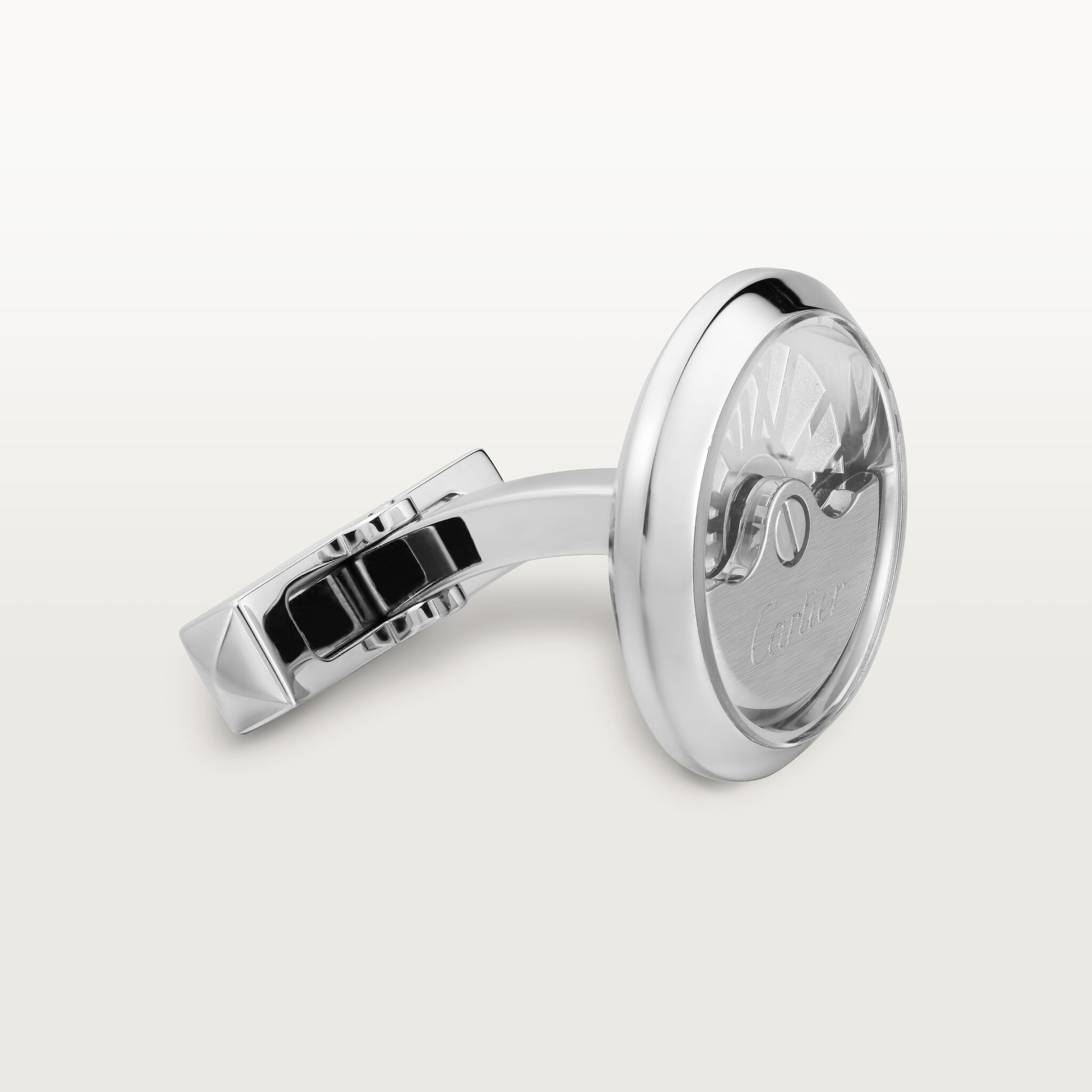 CROG000116 - Oscillating weight cufflinks - Palladium-finish