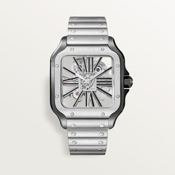 Santos de Cartier skeleton watch Santos de Cartier skeleton watch