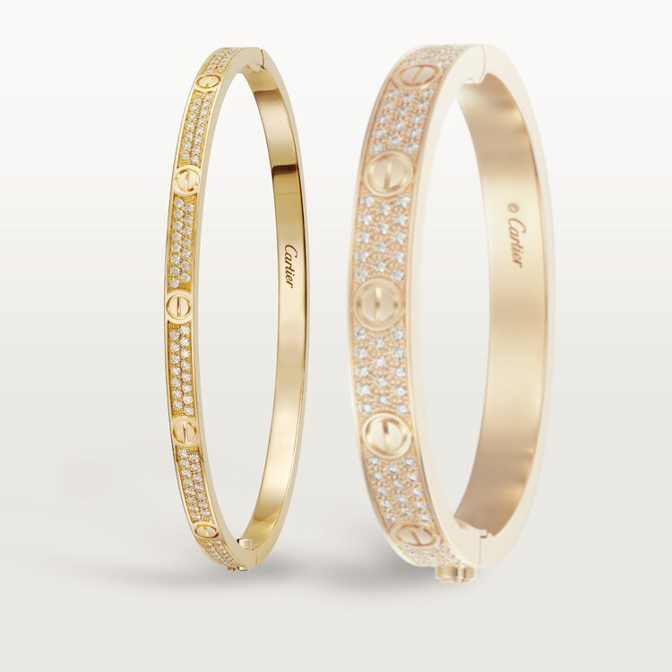 Cartier thin diamond love bracelet Clearance