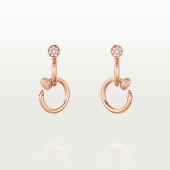 Juste un Clou earrings, double, diamonds Juste un Clou earrings, double, diamonds