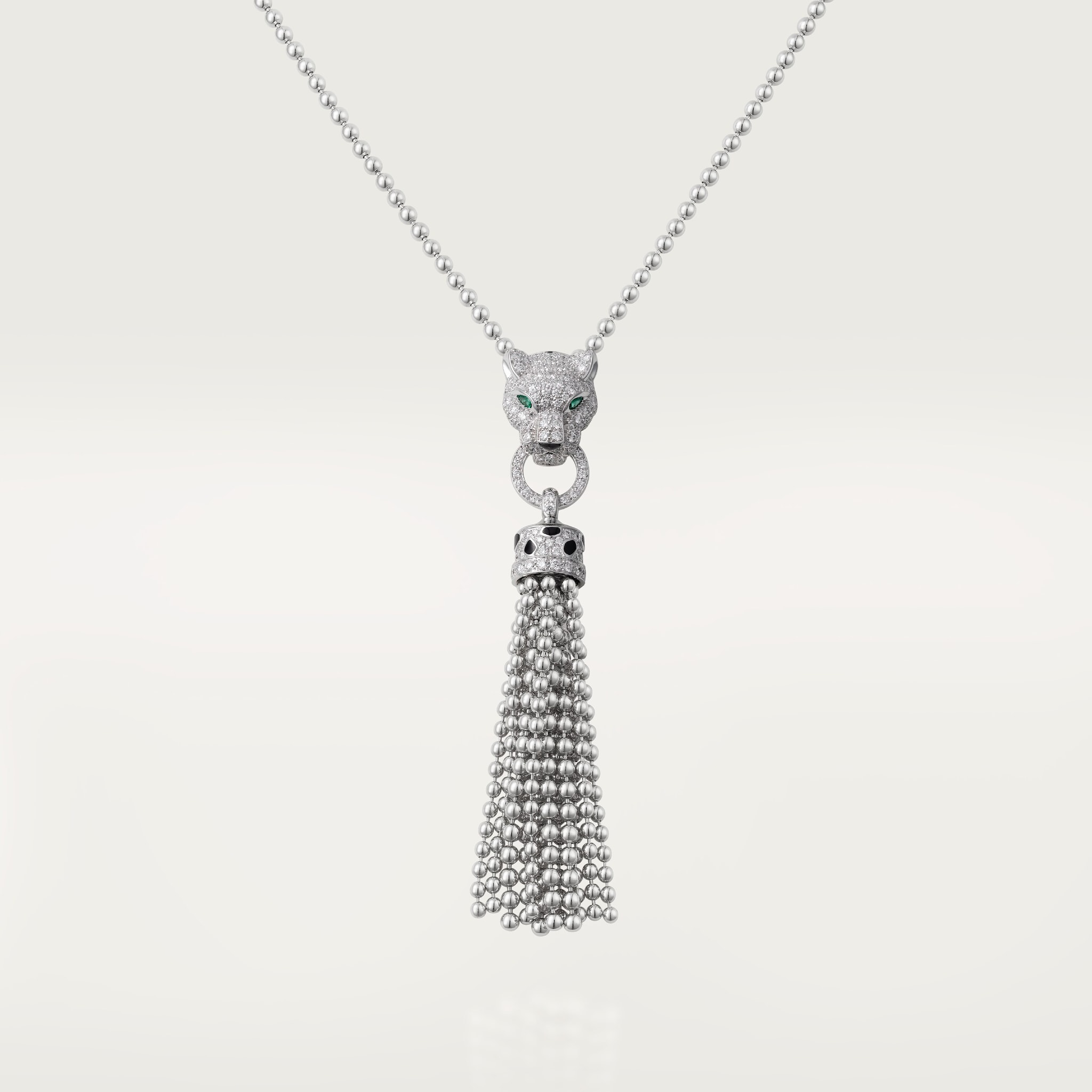 Panth&egrave;re de Cartier necklace, half-paved