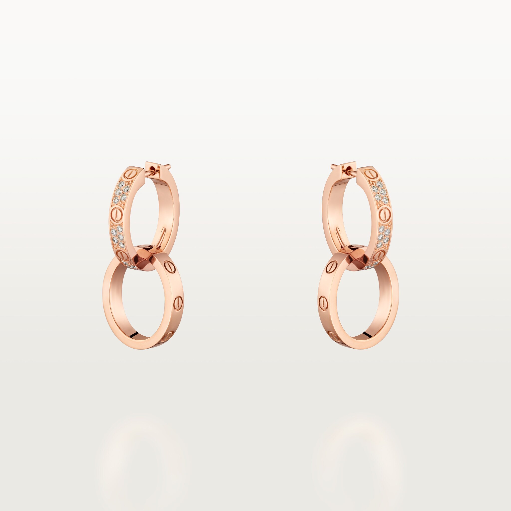 【正規】Love stud earrings LOVE ピンクゴールド ピアス LOVE Earrings