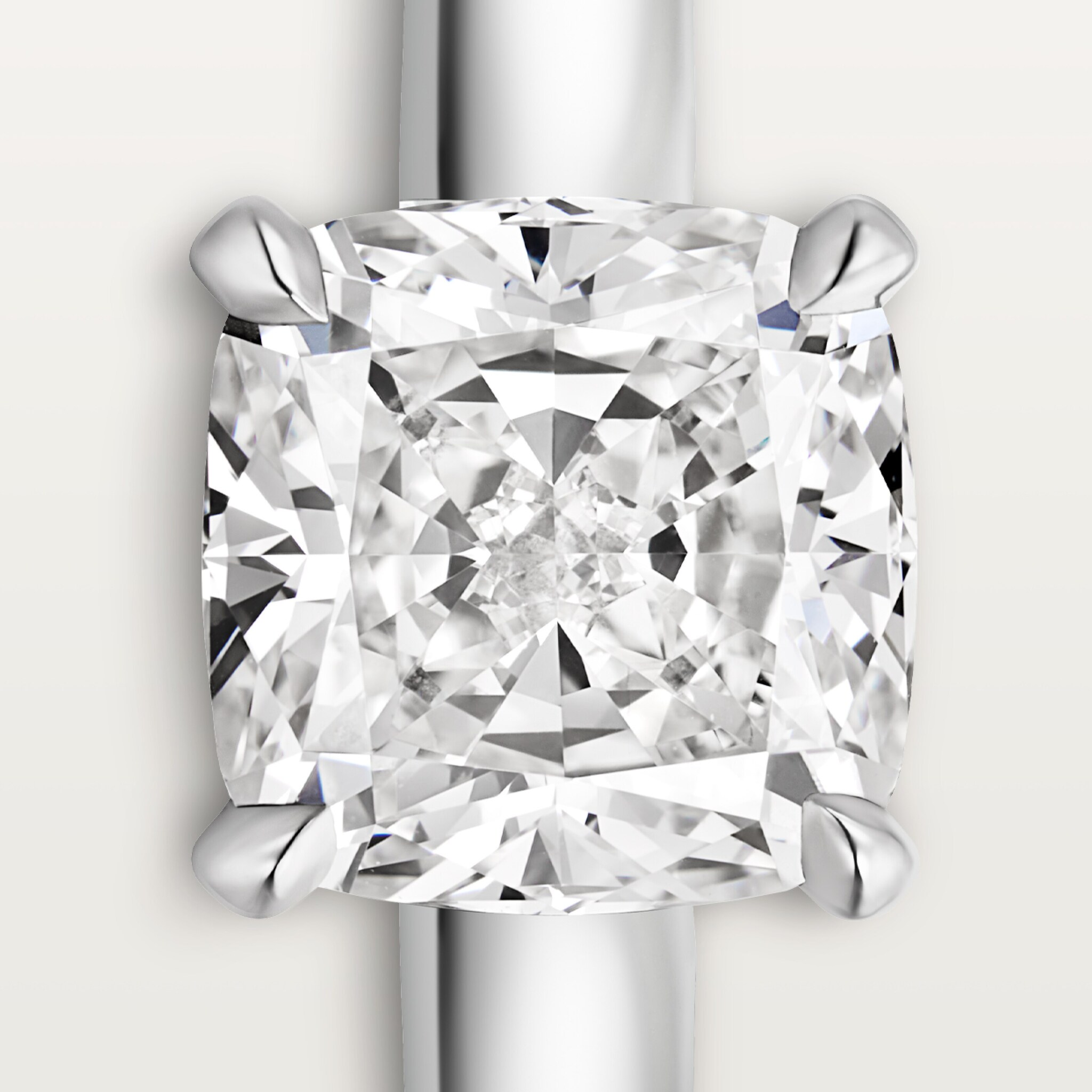 1895 solitaire, cushion-cut diamond, image 6