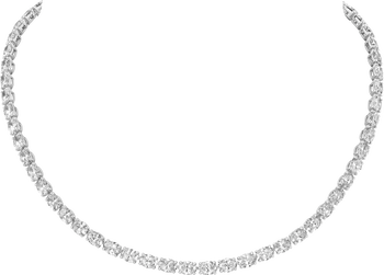 Lignes Essentielles necklace, oval-cut diamonds  Lignes Essentielles necklace, oval-cut diamonds