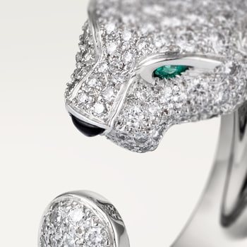 Panthère de Cartier ring, medium model, paved Panthère de Cartier ring, medium model, paved