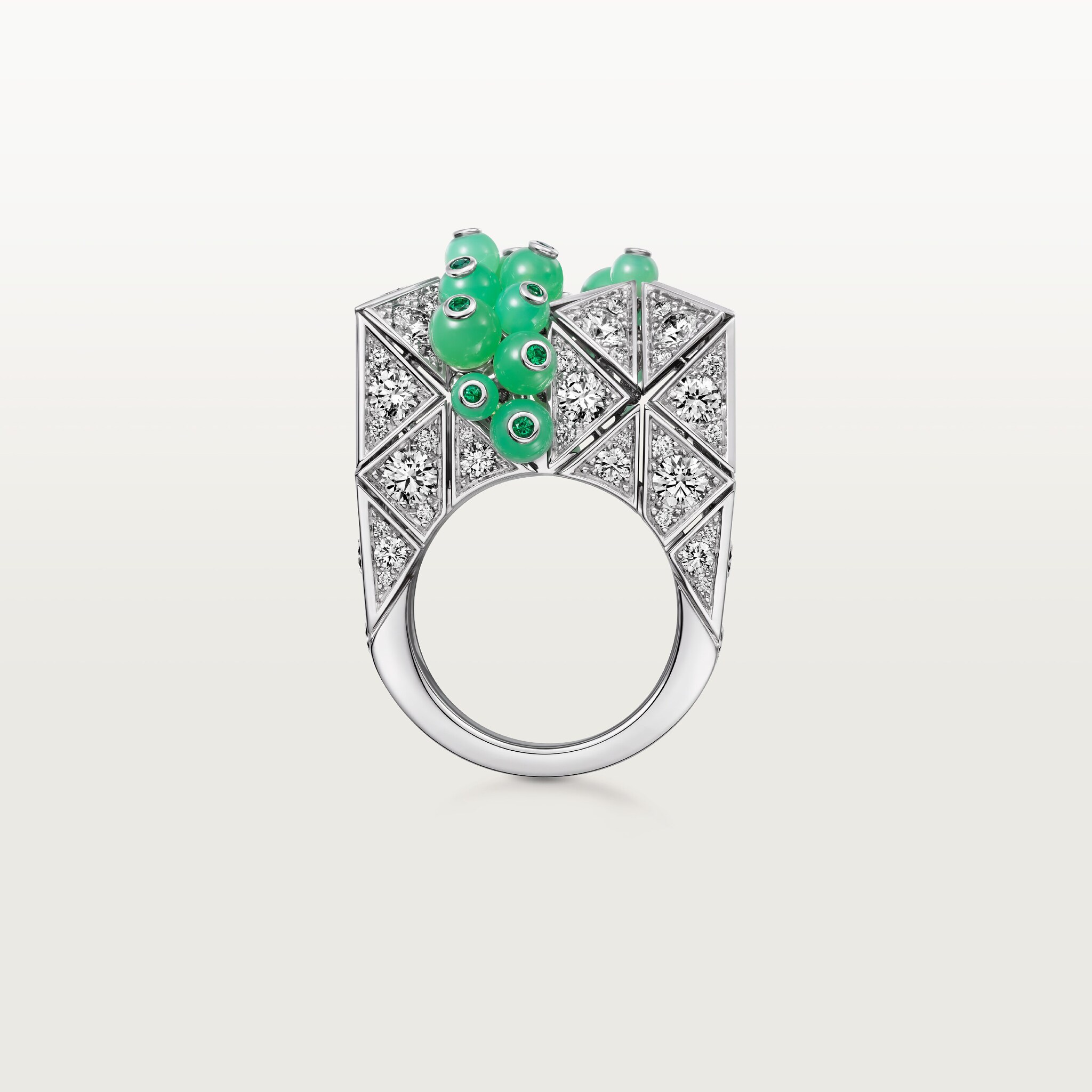 Cartier Libre Tuttitutti ring, chrysoprase