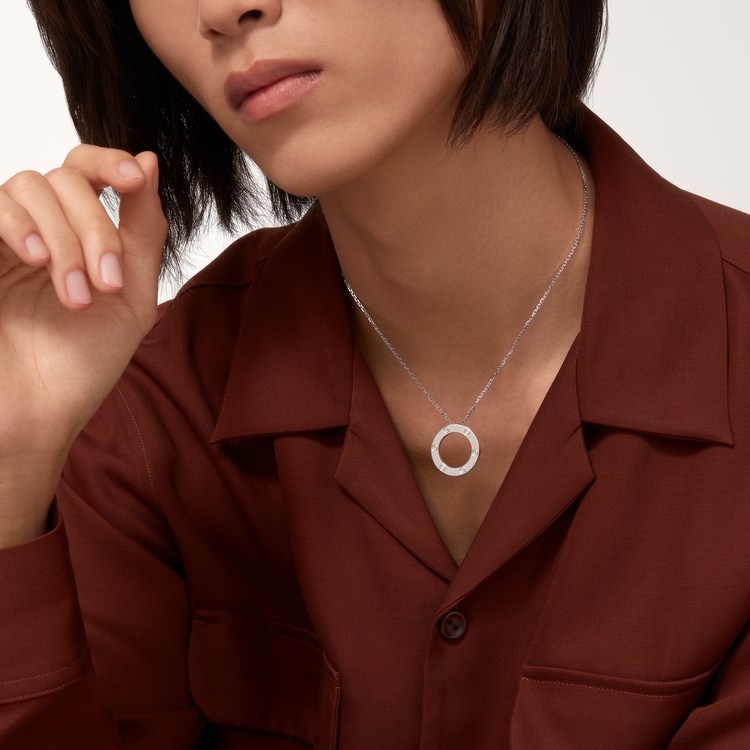 CRB7014300 LOVE necklace White gold Cartier