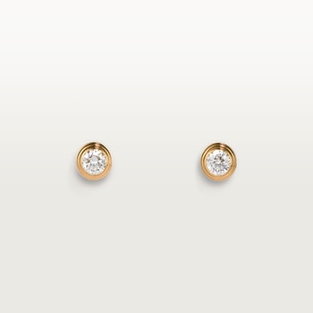 Cartier d'Amour stud earrings, 2 diamonds, medium model Cartier d'Amour stud earrings, 2 diamonds, medium model