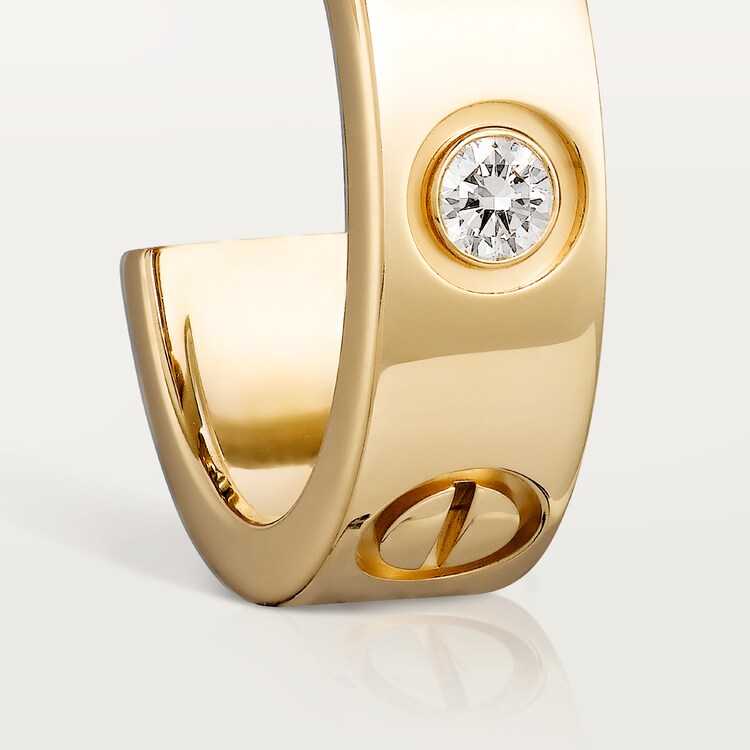 Cartier love earrings 2 diamonds Outlet