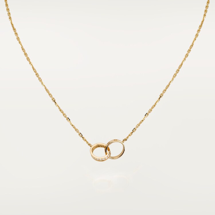 CRB7013800 LOVE necklace diamonds Yellow gold diamonds Cartier