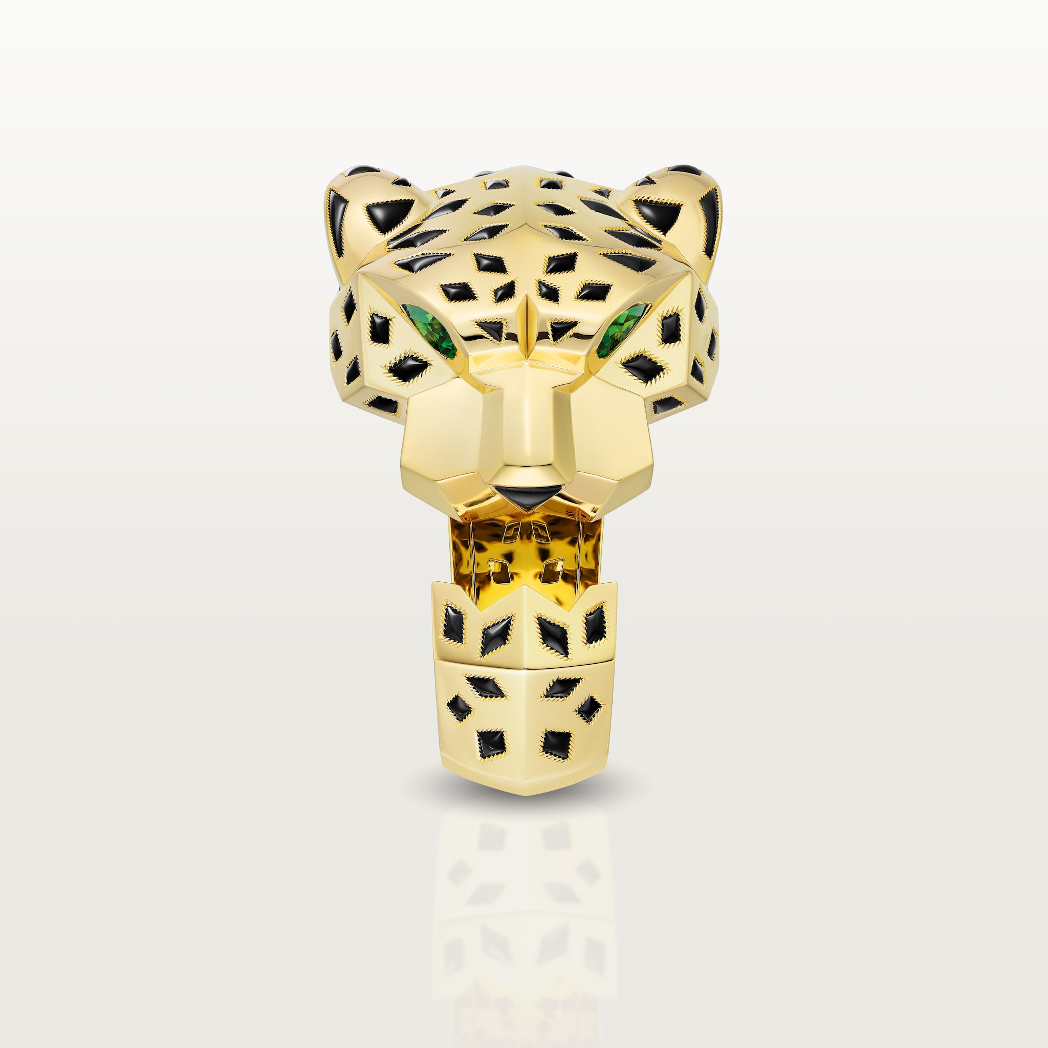 6 صورة ،أزرار كمّ "پانتير دو كارتييه"، عقيق يماني