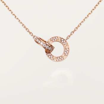 Cartier necklace two top rings