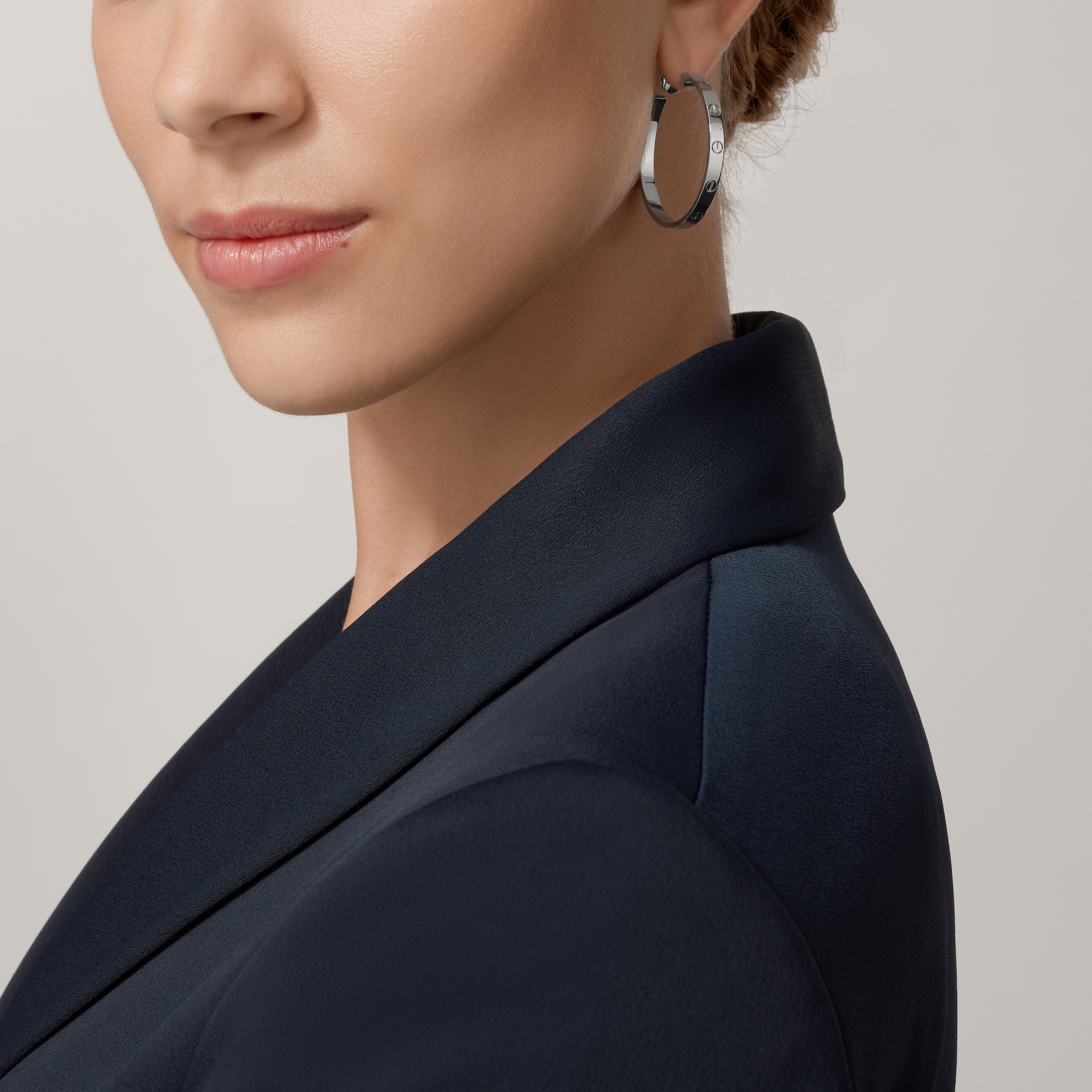 #LOVE# hoop earrings, large model