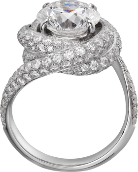 Cartier trinity ruban engagement ring discount