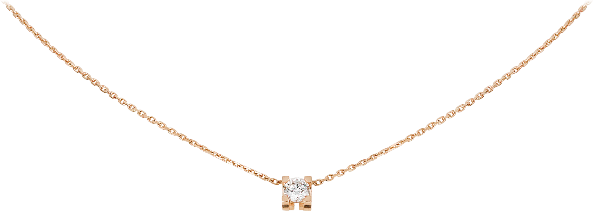 C de Cartier pendant, brilliant-cut diamond