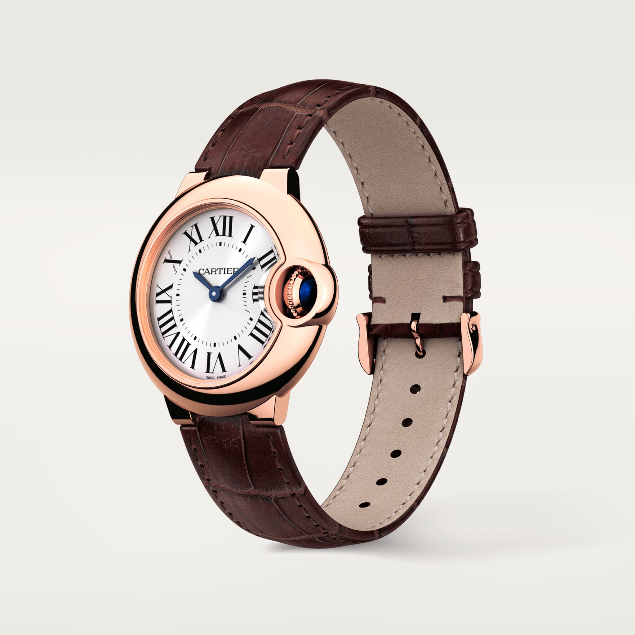 cartier ballon bleu 28mm rose gold