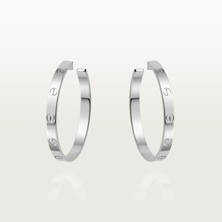 Gold hoop earrings cartier sale