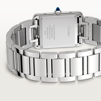 Cartier tank steel bracelet deals