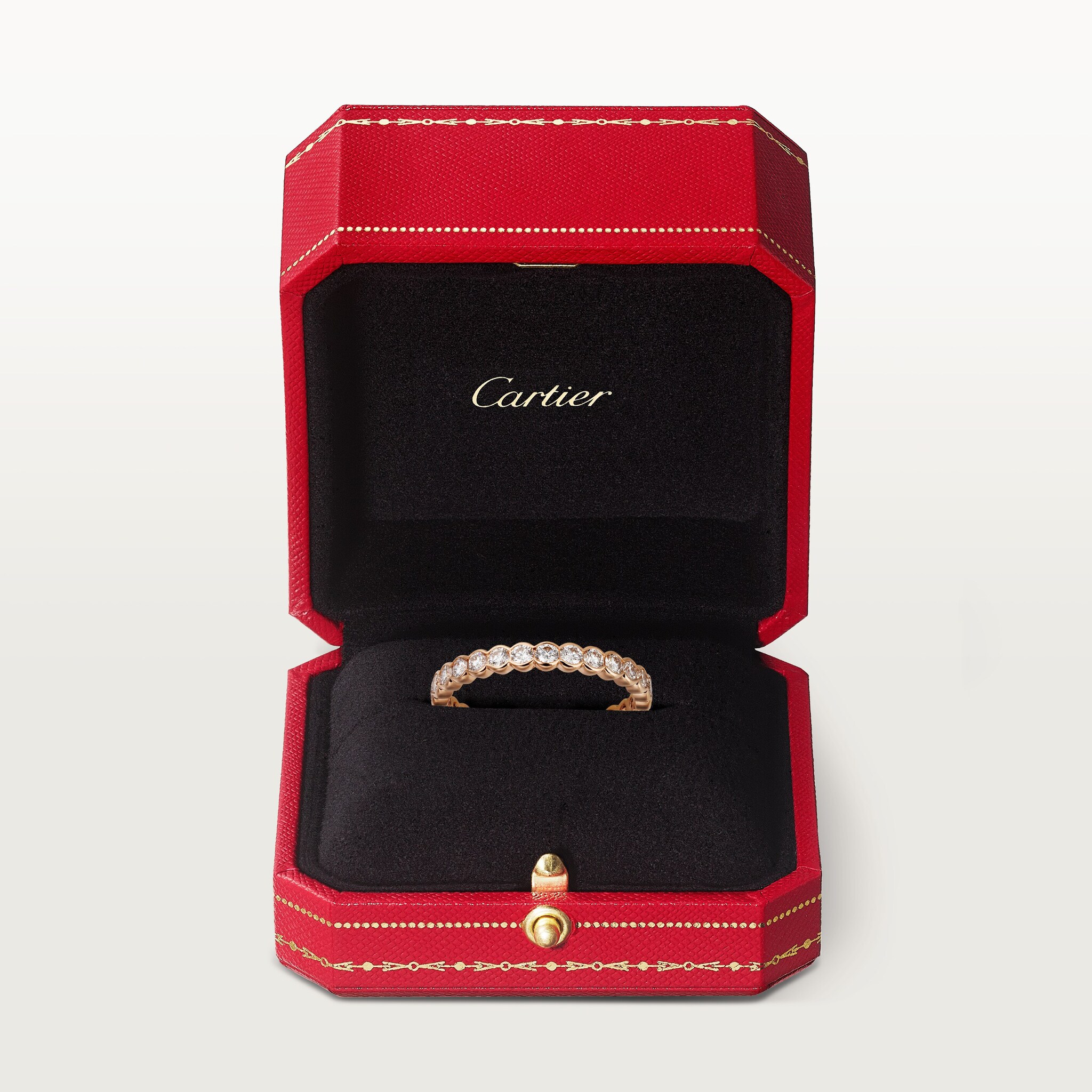Broderie de Cartier wedding band, diamonds, image 7