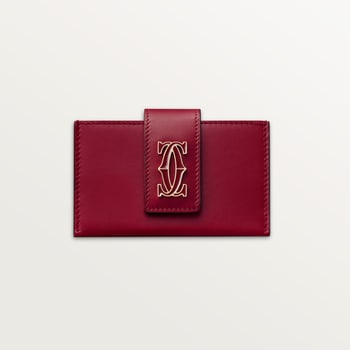 CRL3001910 - Double C de Cartier mini wallet - Cherry red CRL3001910 - Double C de Cartier mini wallet - Cherry red