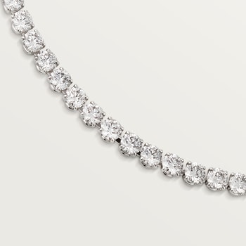 Lignes Essentielles necklace, brilliant-cut diamonds Lignes Essentielles necklace, brilliant-cut diamonds