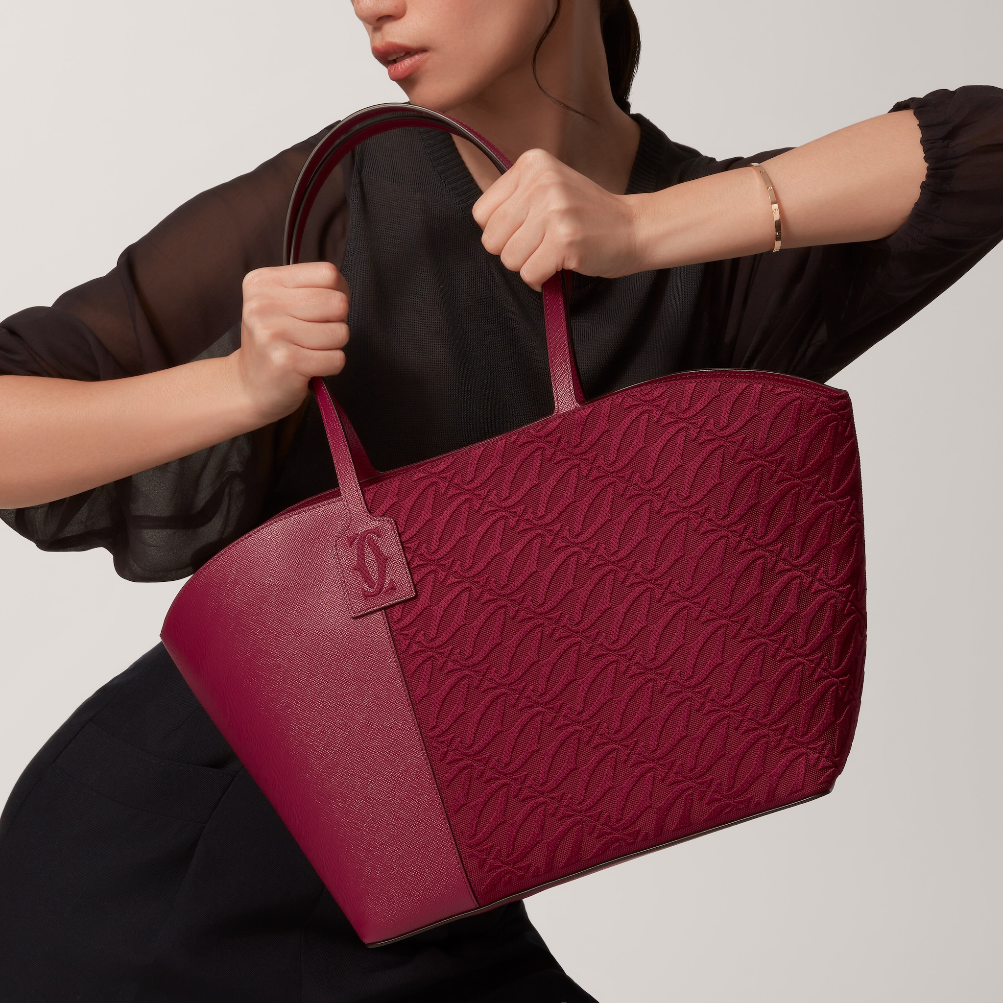 Tote bag, C de Cartier