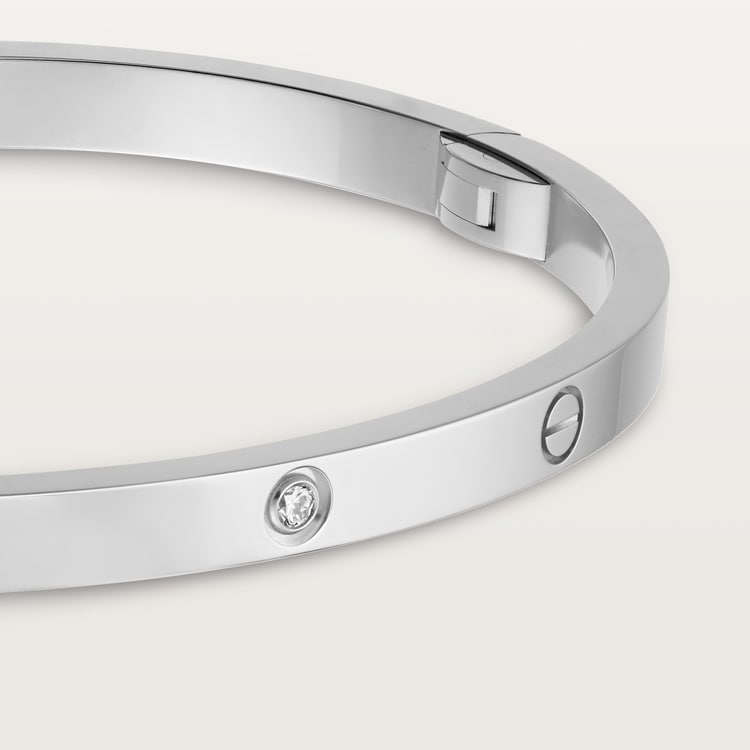 Cartier bracelet silver diamond deals
