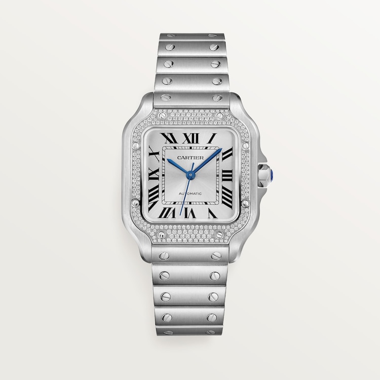Cartier santos ladies automatic hotsell