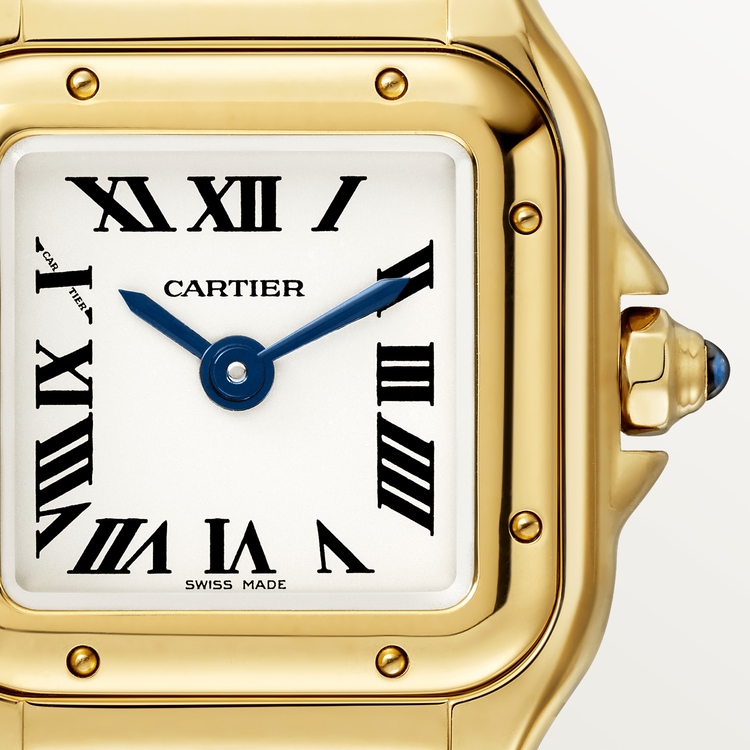 Yellow gold cartier watch on sale