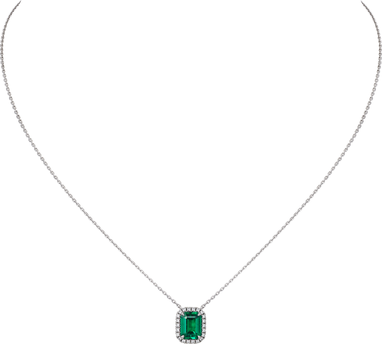 Cartier Destin e necklace with colored stone