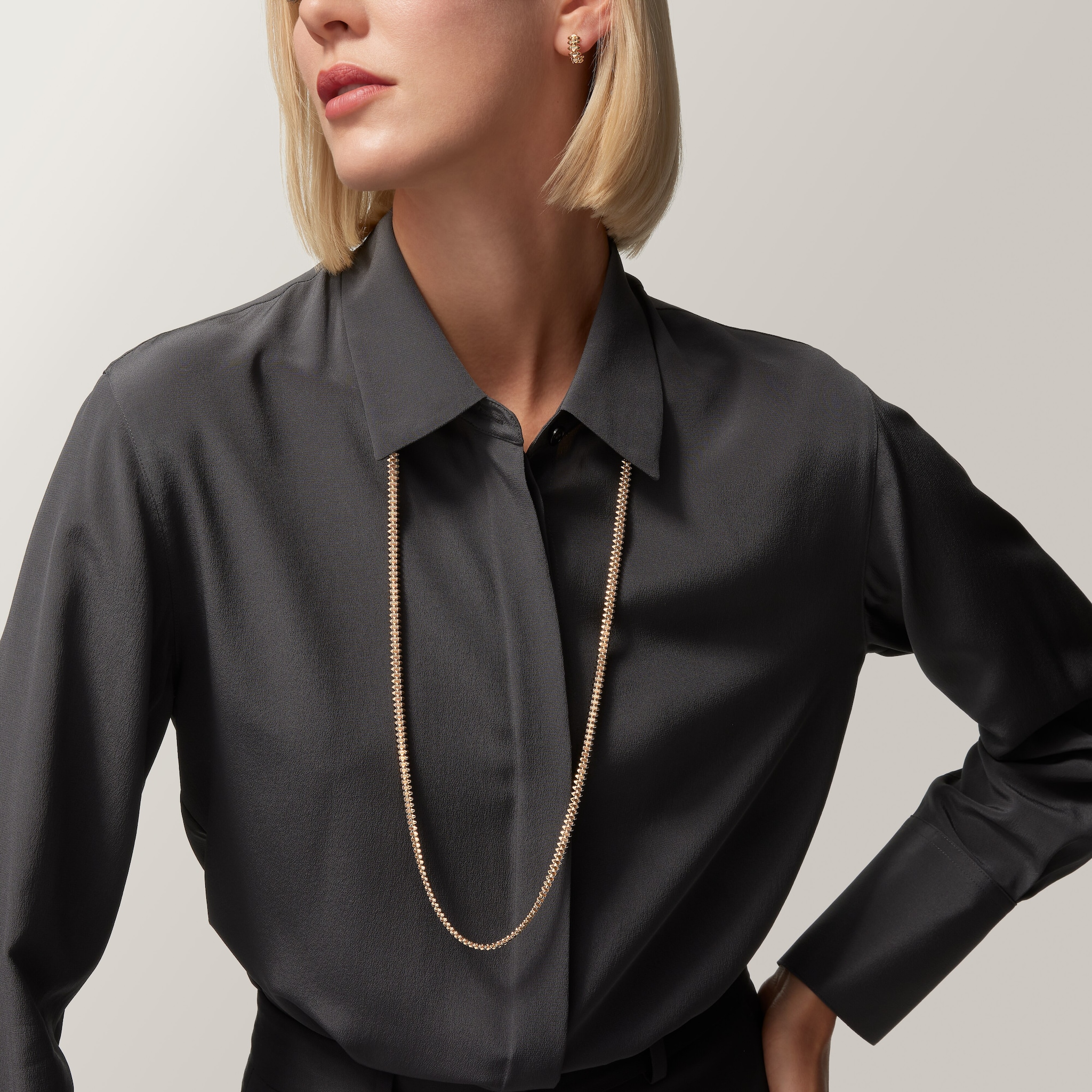 Clash de Cartier uzun kolye, esnek, k&uuml;&ccedil;&uuml;k model , resim 6