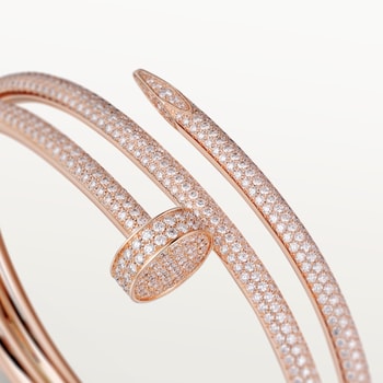 Juste un Clou bracelet, double, half-paved Juste un Clou bracelet, double, half-paved