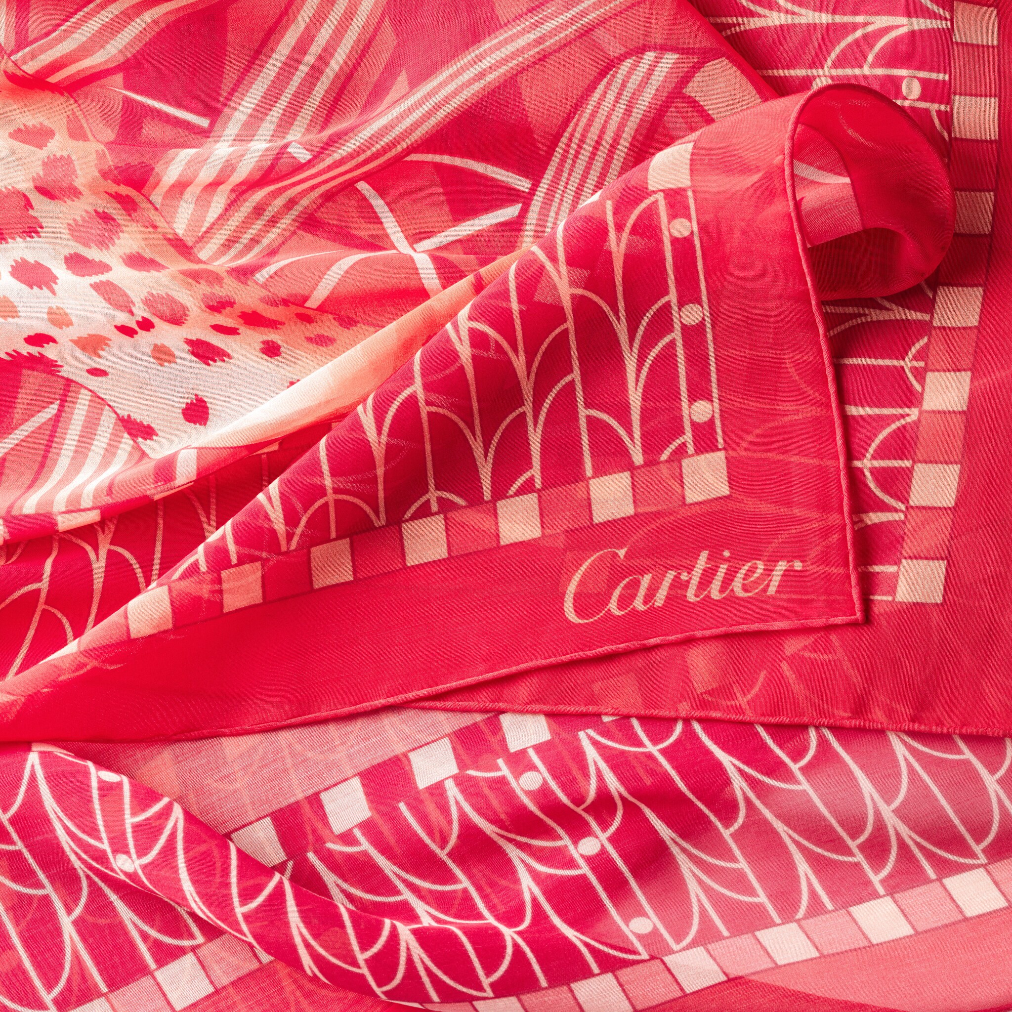 Panther in the Jungle rectangular scarf, image 3