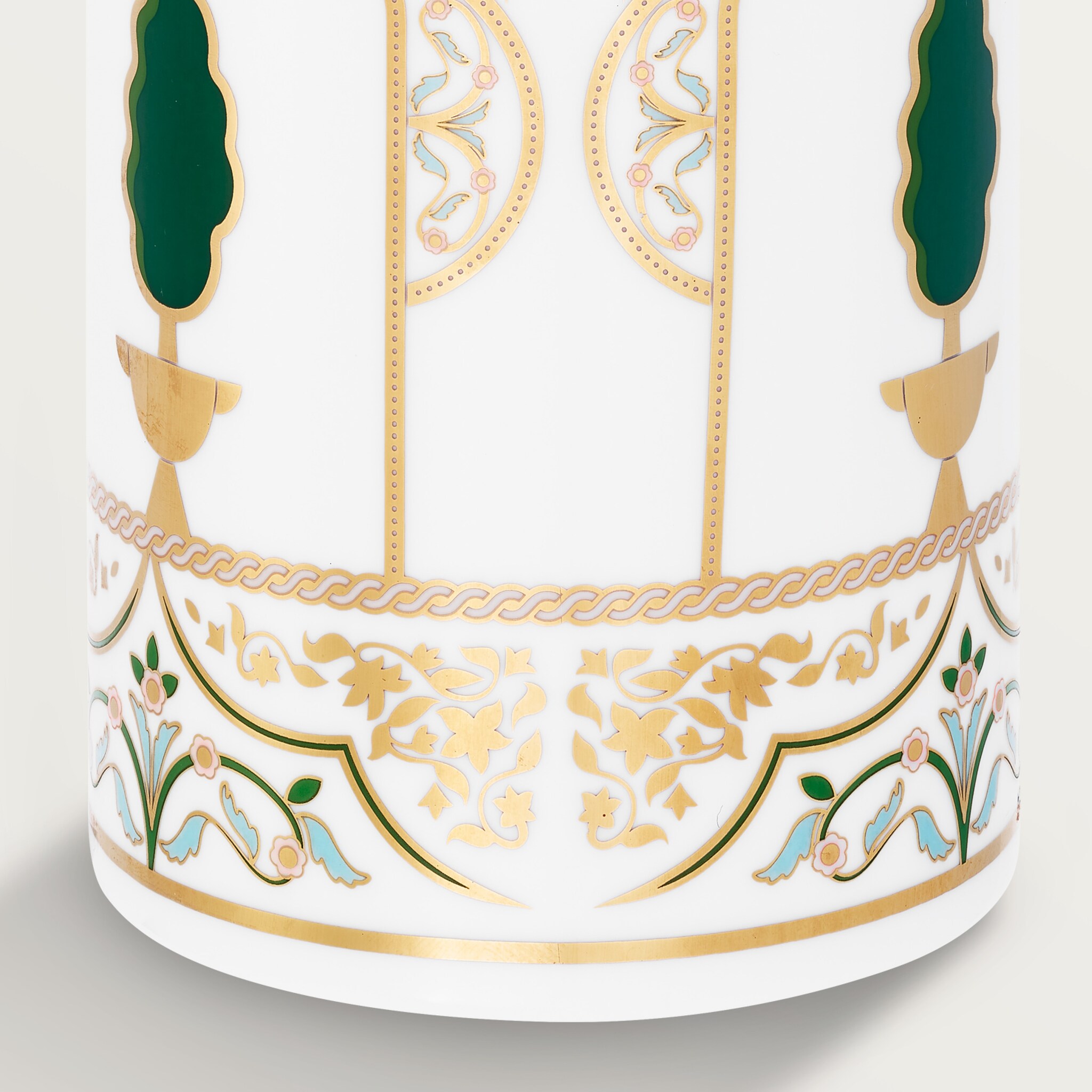 Cartier　Panthère vase　パンテール 花瓶　ポーセリン Panthère vase
