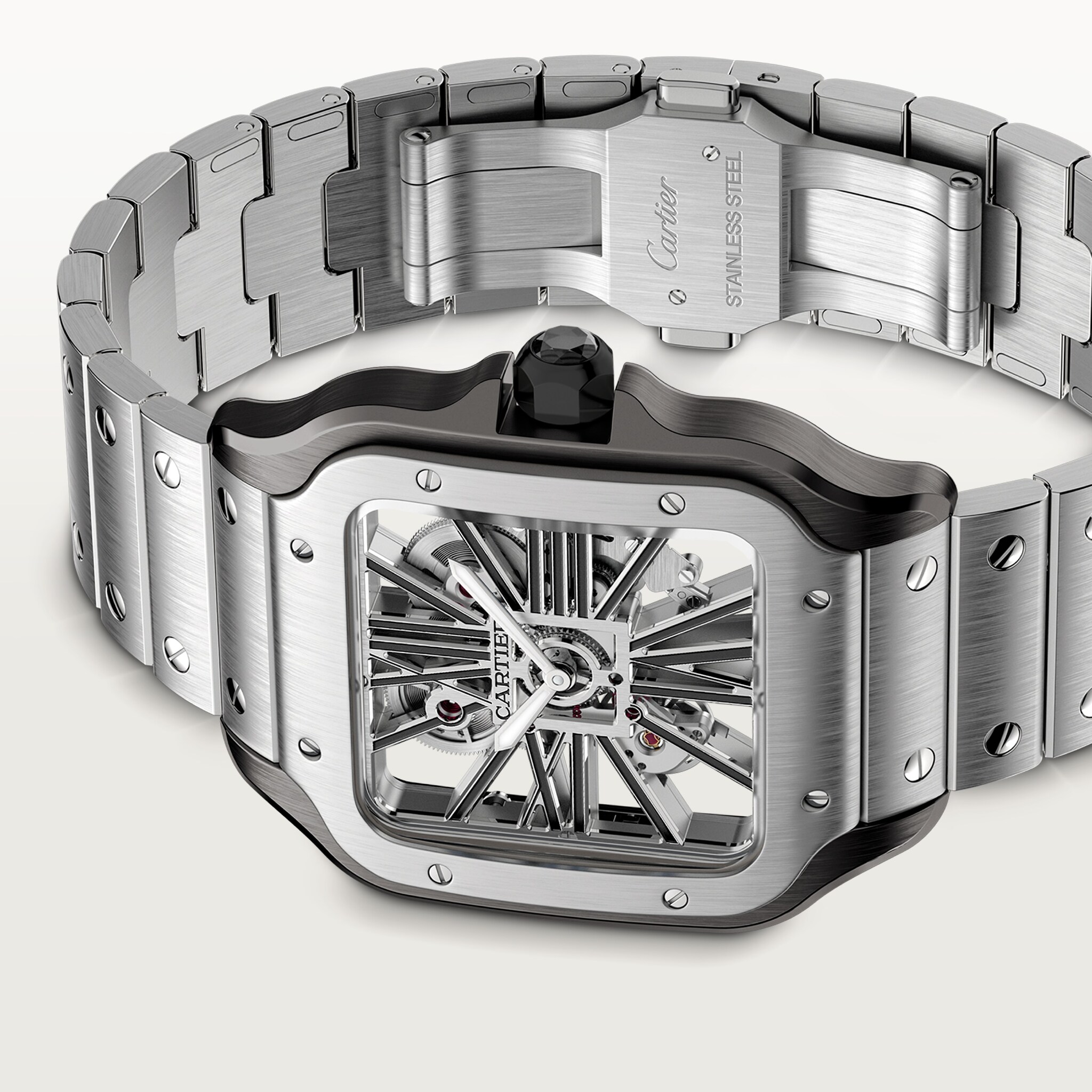 Santos de Cartier skeleton watch, image 7