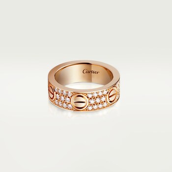 Cartier love ring 2025 3 diamonds white gold