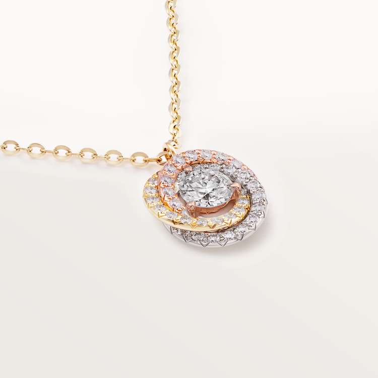 Cartier trinity heart necklace hotsell