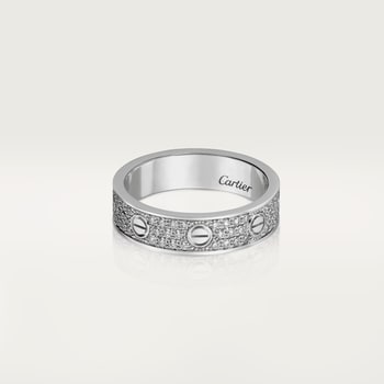 #LOVE# ring, small model, paved #LOVE# ring, small model, paved