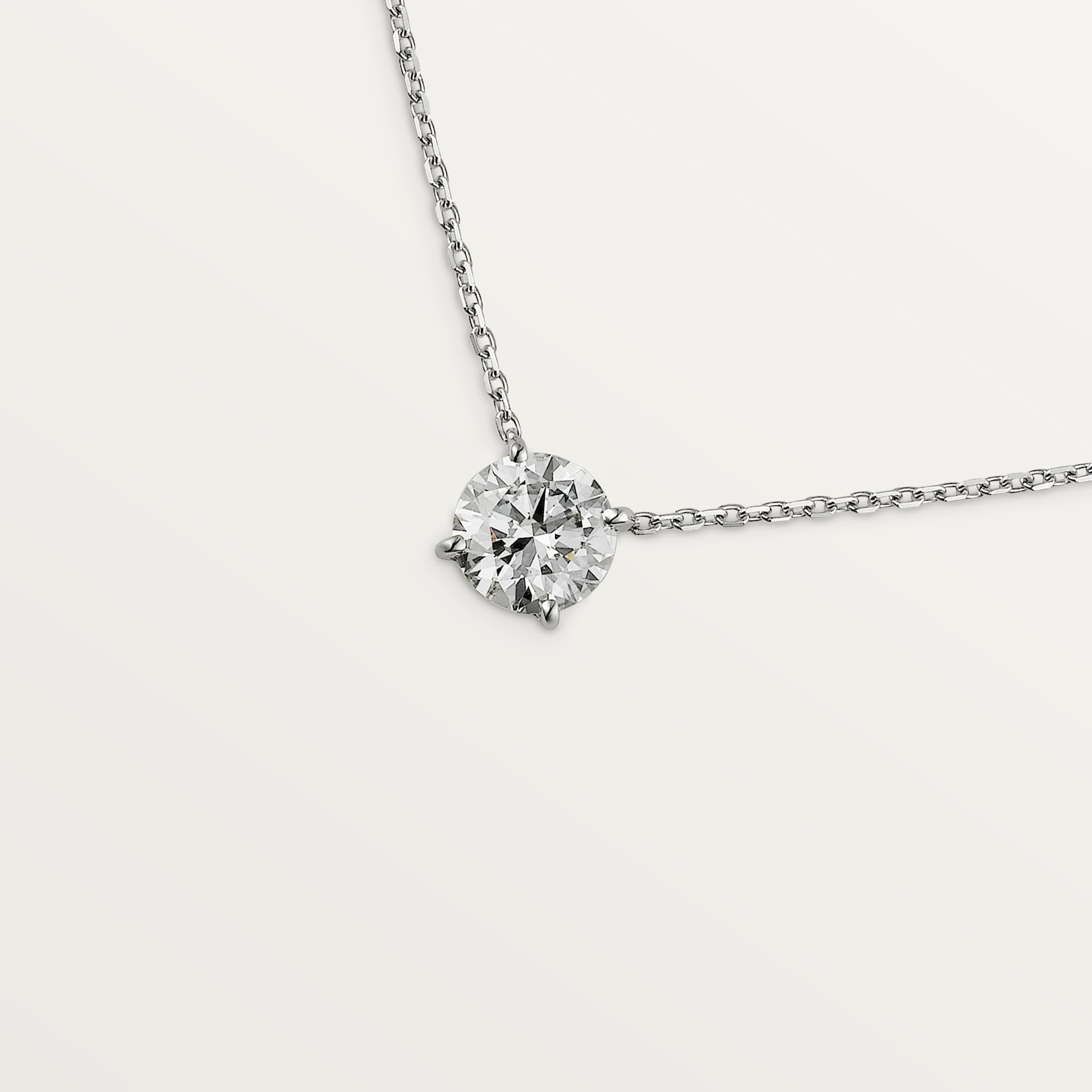 1895 pendant, brilliant-cut diamond