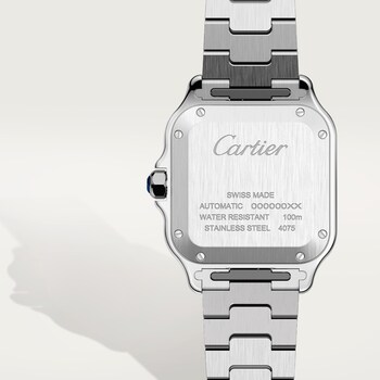 Reloj cartier stainless discount steel back precio