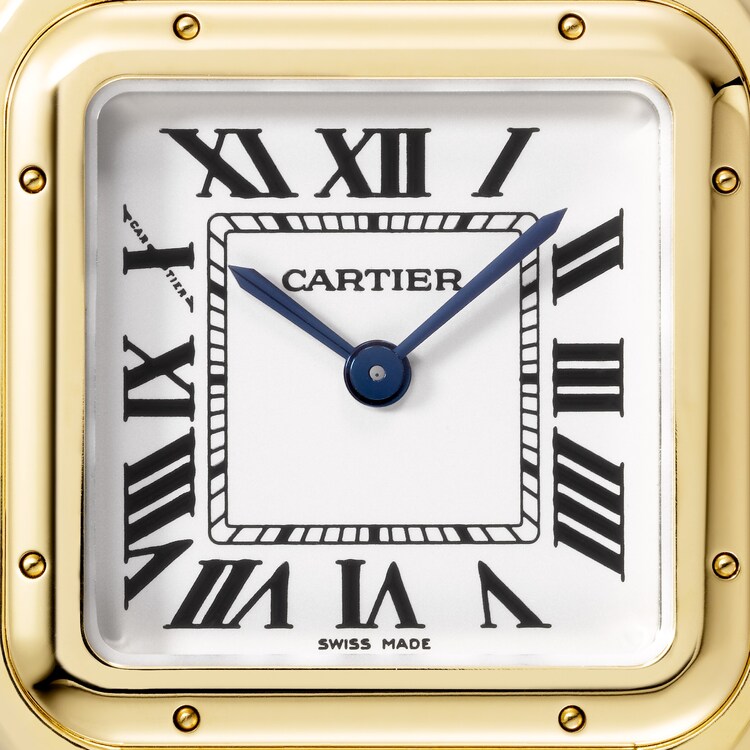 Yellow gold sales cartier watch