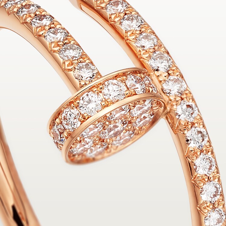 CRB4231400 - Juste un Clou ring - Rose gold, diamonds - Cartier CRB4231400 - Juste un Clou ring - Rose gold, diamonds - Cartier