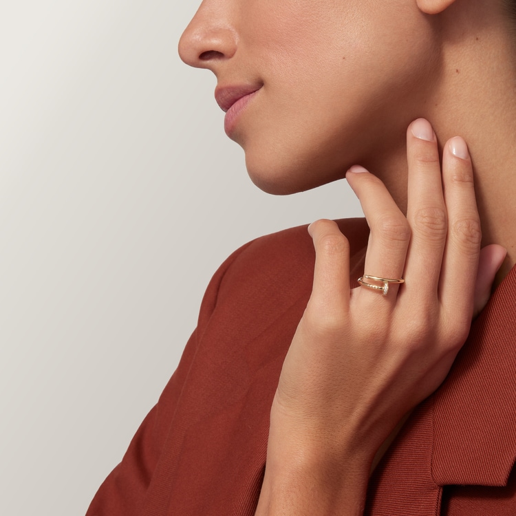 Juste un Clou ring, small model, diamonds Juste un Clou ring, small model, diamonds